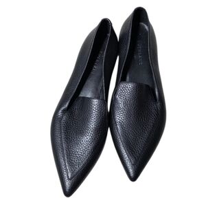 Everlane Black Leather Flats
